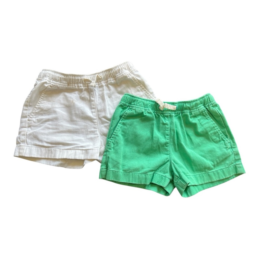 Crewcuts Green and White Kids Shorts 7